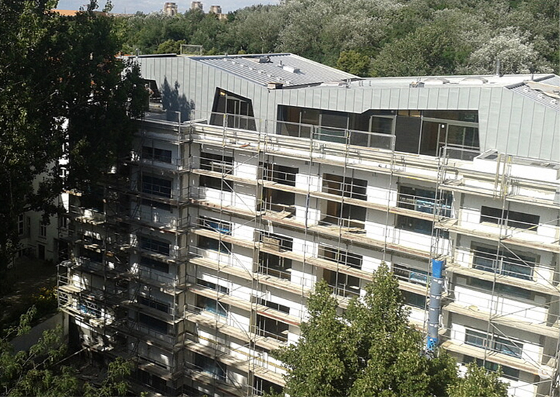 Aufstockung Massivholz Berlin